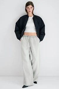 Denim Pull-On Pants