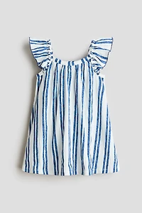 Robe en jersey texturé