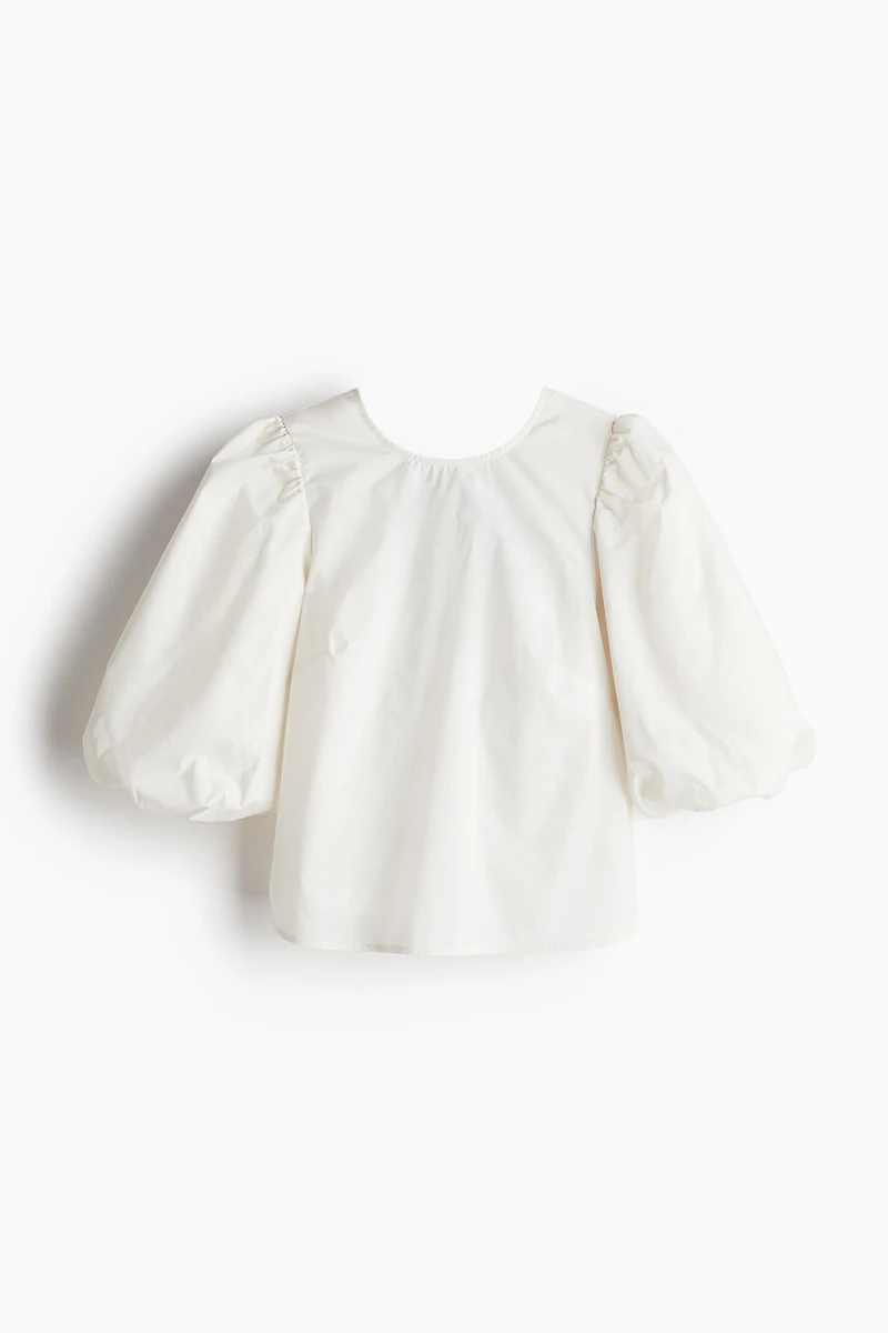 Lyocell-Blend Tie-Detail Blouse
