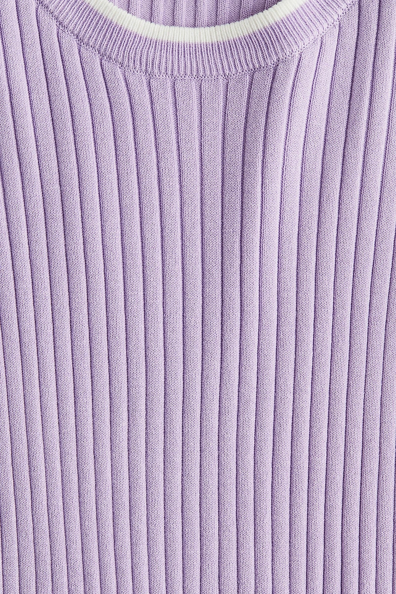 Rib-knit Top