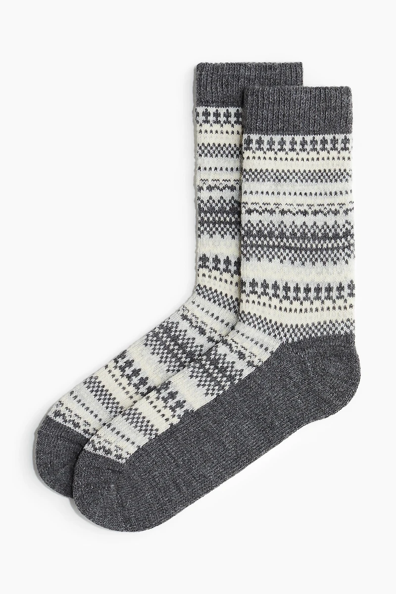 Wool-blend Socks