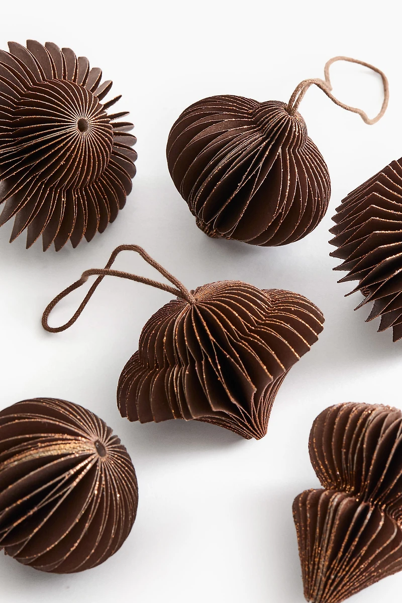6-Pack Paper Ornaments