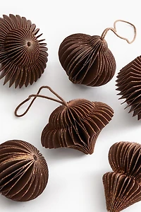 6-Pack Paper Ornaments