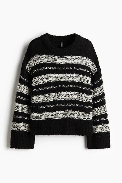 Jacquard-Knit Sweater