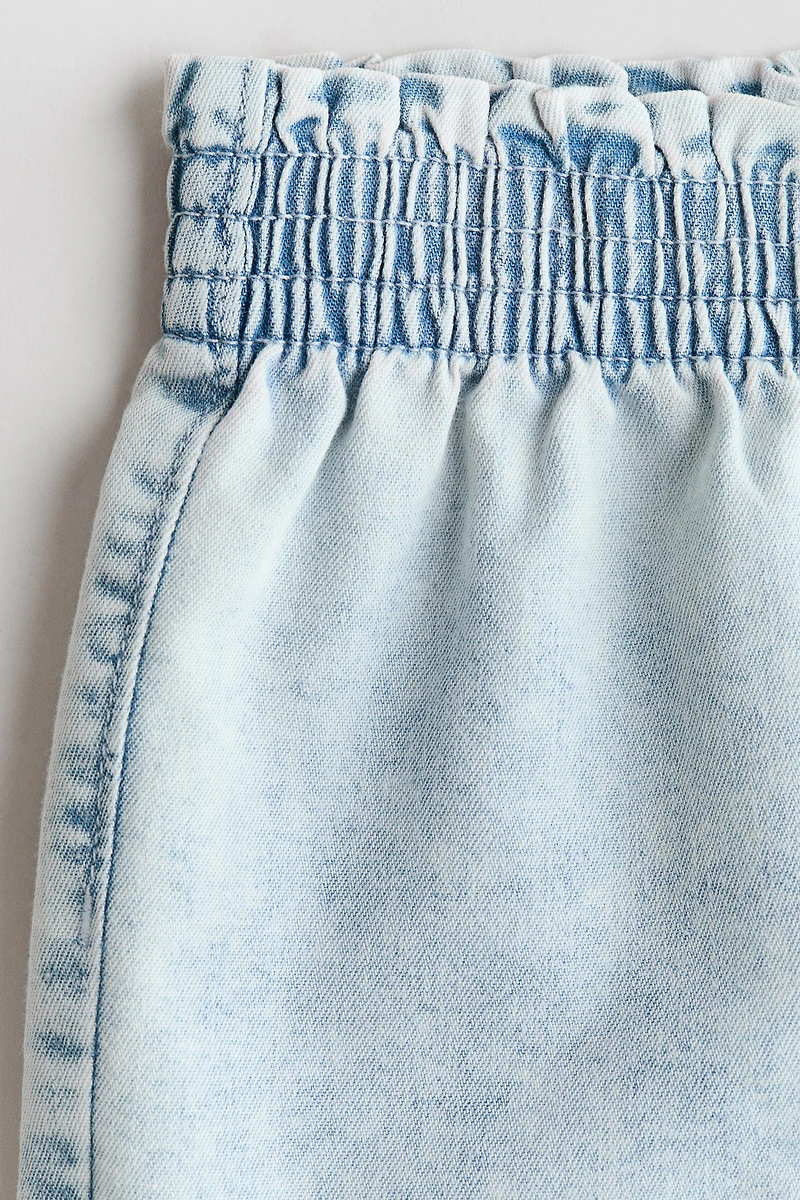 Loose Fit Denim Shorts