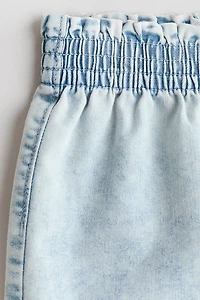 Loose Fit Denim Shorts