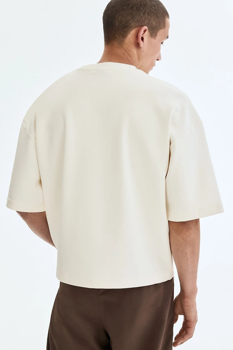 T-shirt ample en scuba