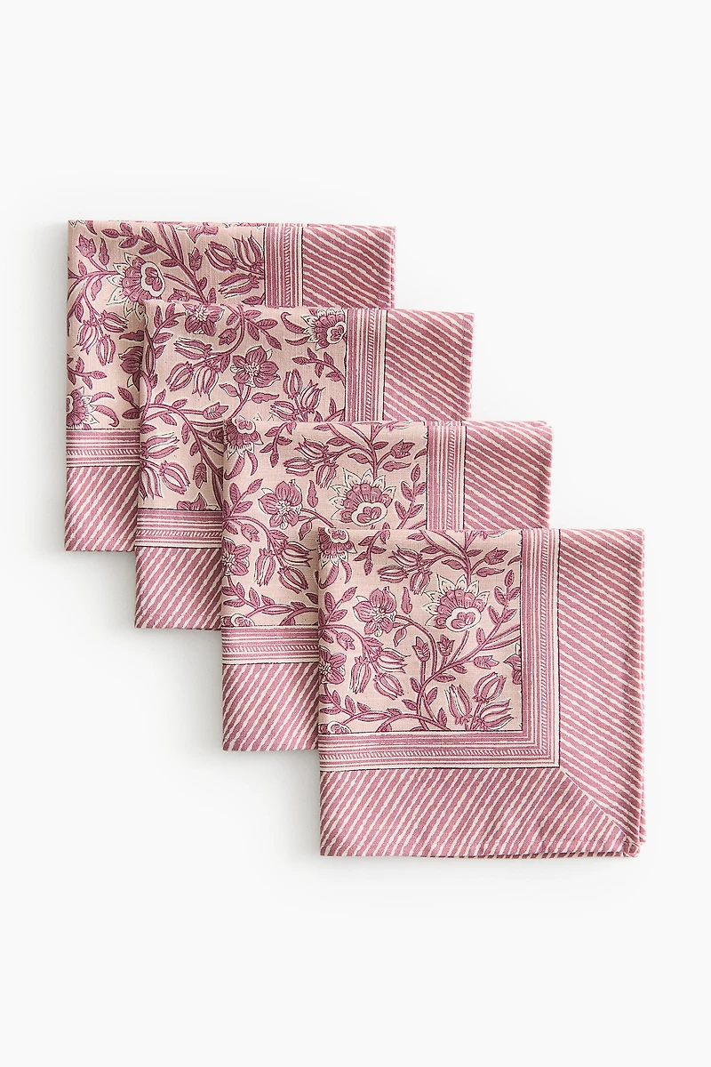 4-Pack Patterned Napkins
