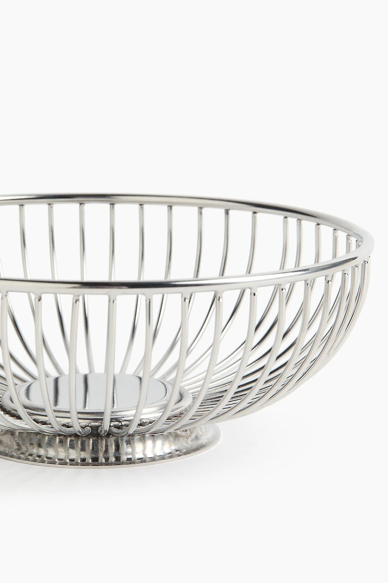 Petite corbeille à pain en inox