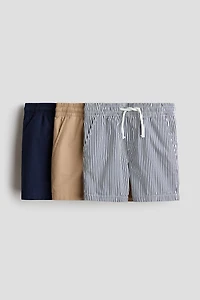 Lot de 3 shorts en coton