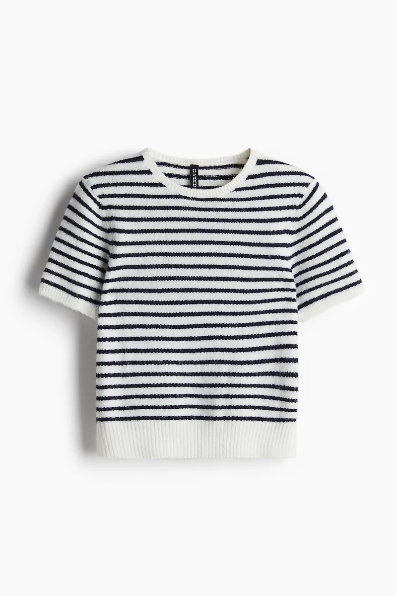 T-shirt en fin tricot