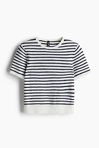 T-shirt en fin tricot