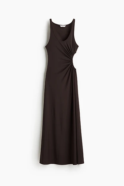 Draped Cutout Dress