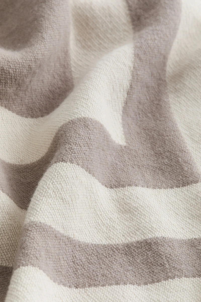 Couvre-lit en laine mélangée