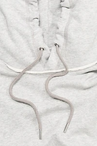 Embroidered-Detail Hoodie