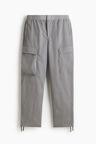 Relaxed-Fit Nylon Cargo Pants
