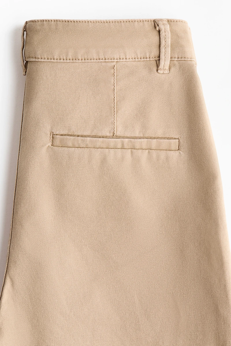 Cotton Canvas Pants