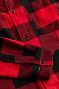 Relaxed Fit Flannel Shirt