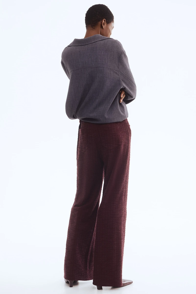 Pantalon en bouclé