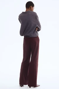 Pantalon en bouclé