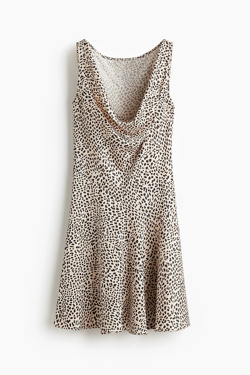 Cowl-Neck Dress
