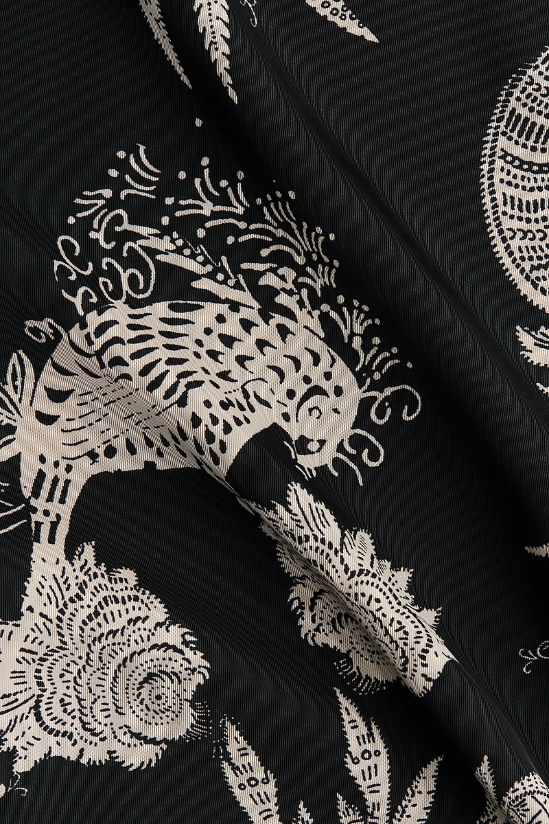 Printed Pull-On Pants