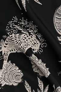 Printed Pull-On Pants