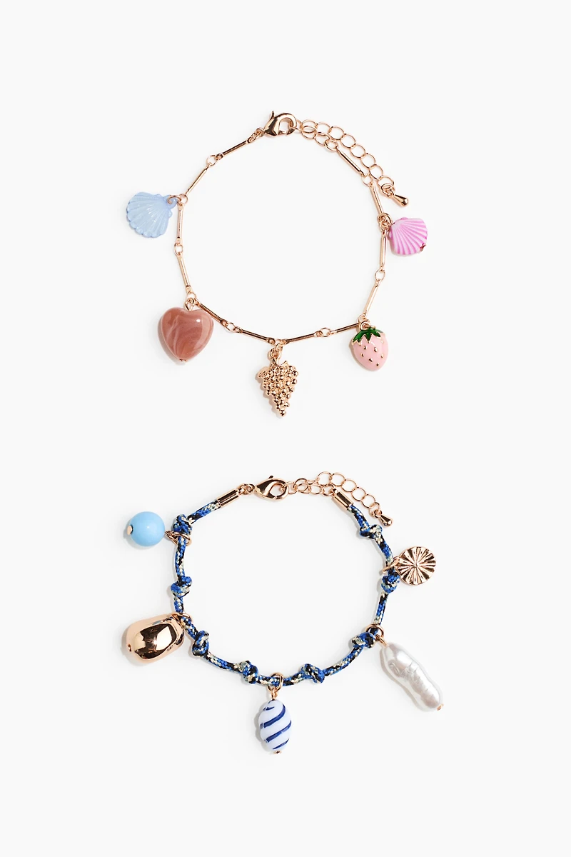 2-Pack Charm Bracelets
