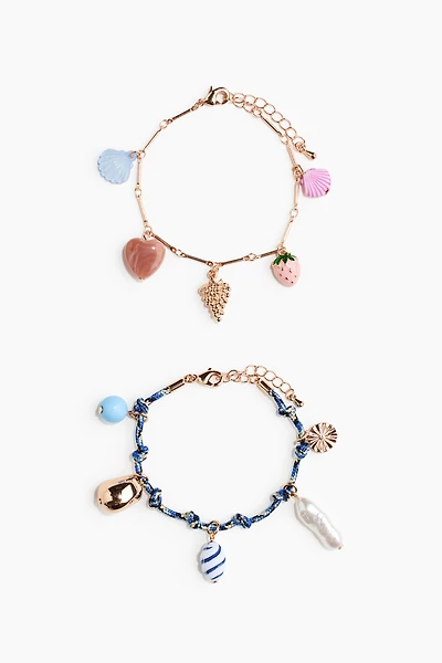 2-Pack Charm Bracelets