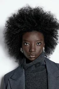 Cashmere-Blend Turtleneck Sweater