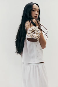 Camisole Top with Eyelet Embroidery