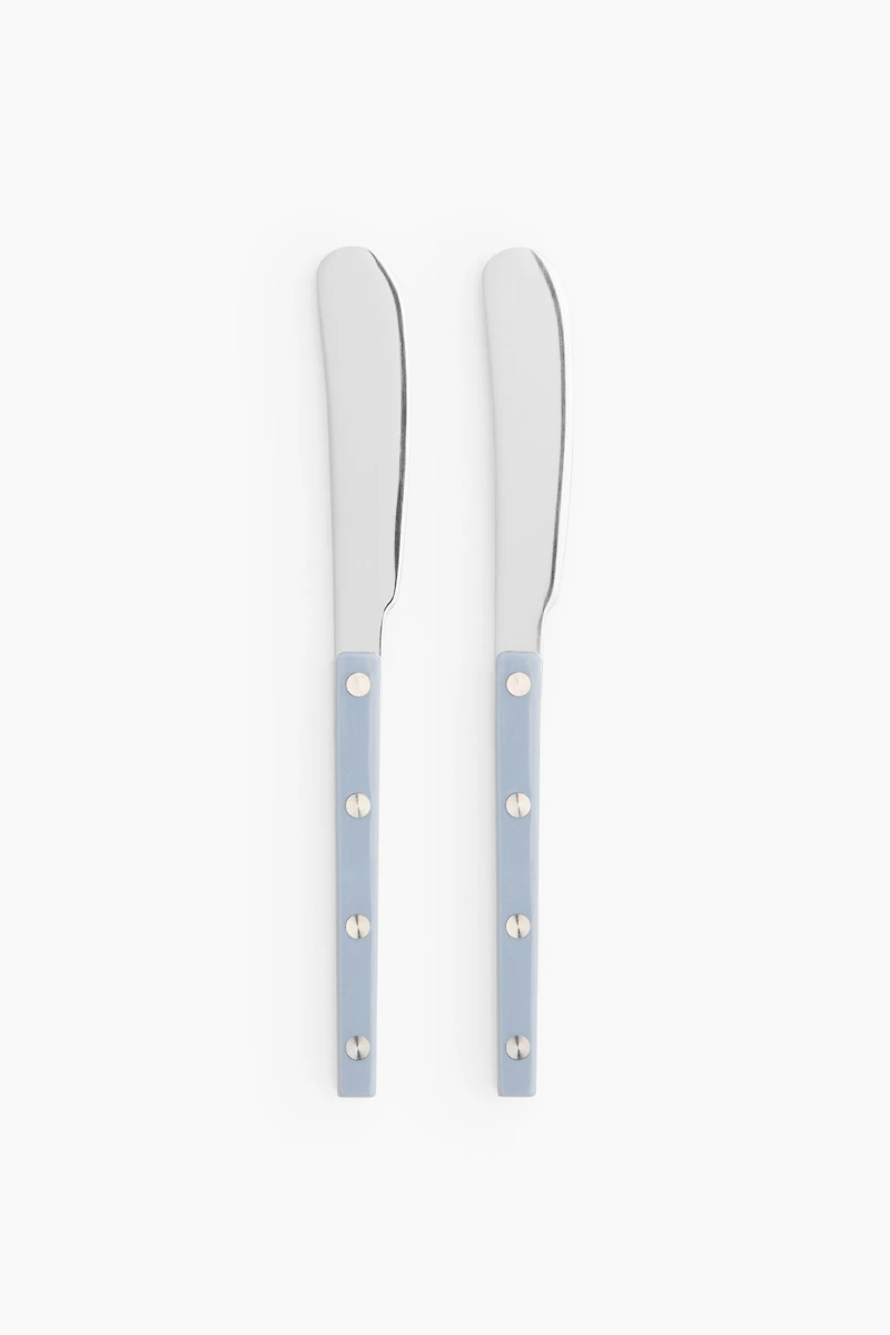 2-Pack Stainless Steel Butter Knives