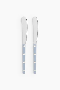 2-Pack Stainless Steel Butter Knives