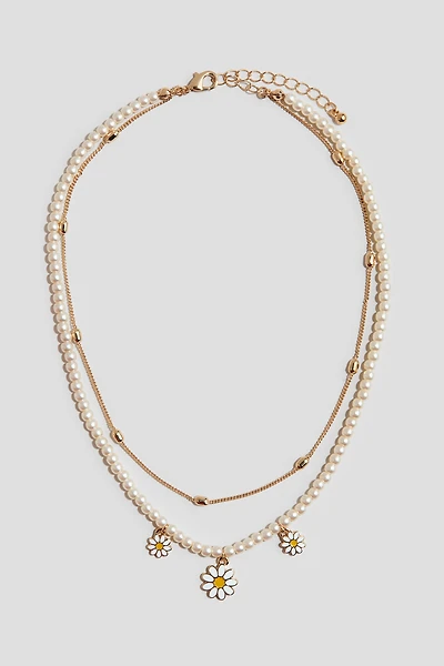 Double-Strand Charm Necklace