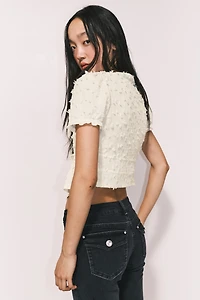 Plumeti Tie-Front Top