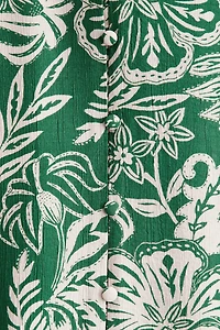 Tie-belt Crêpe Dress