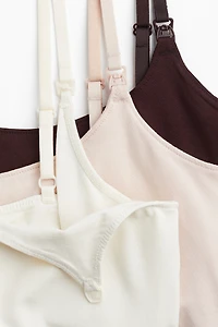 MAMA 3-Pack Nursing Camisole Tops