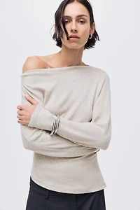 Asymmetric Jersey Top