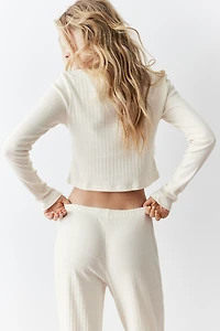 Pyjama en pointelle de coton