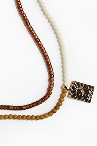 2-Pack Beaded Necklaces