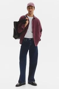 Regular-Fit Cotton Muslin Shirt