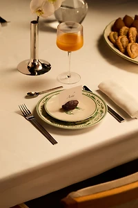 Porcelain Side Plate with Motif