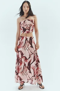 Flared Maxi Skirt