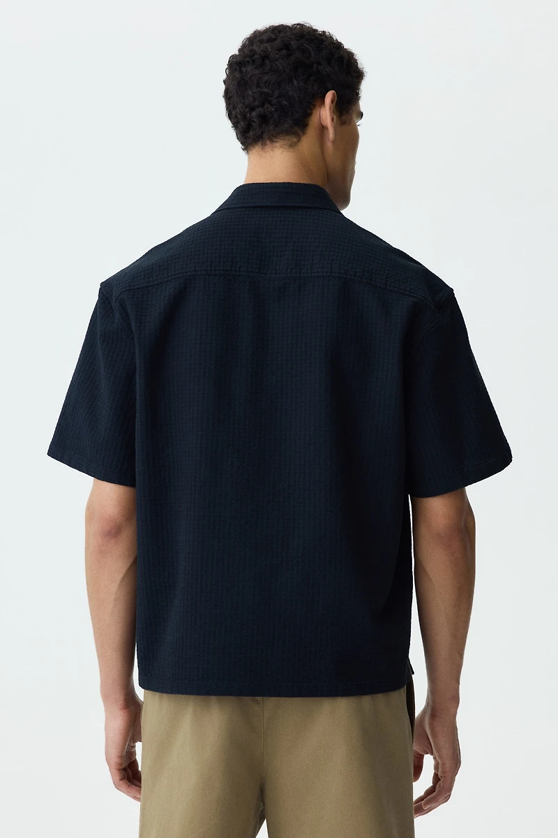 Chemise décontractée en lin mélangé