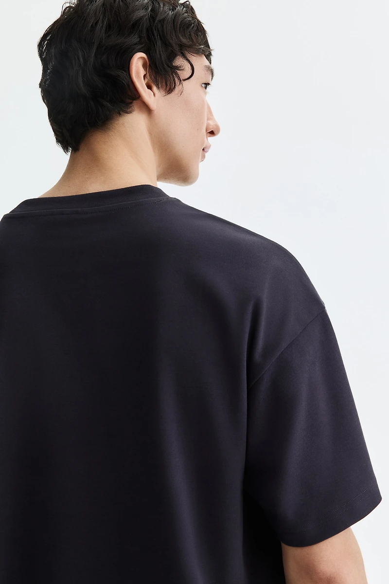 T-shirt grande taille en interlock
