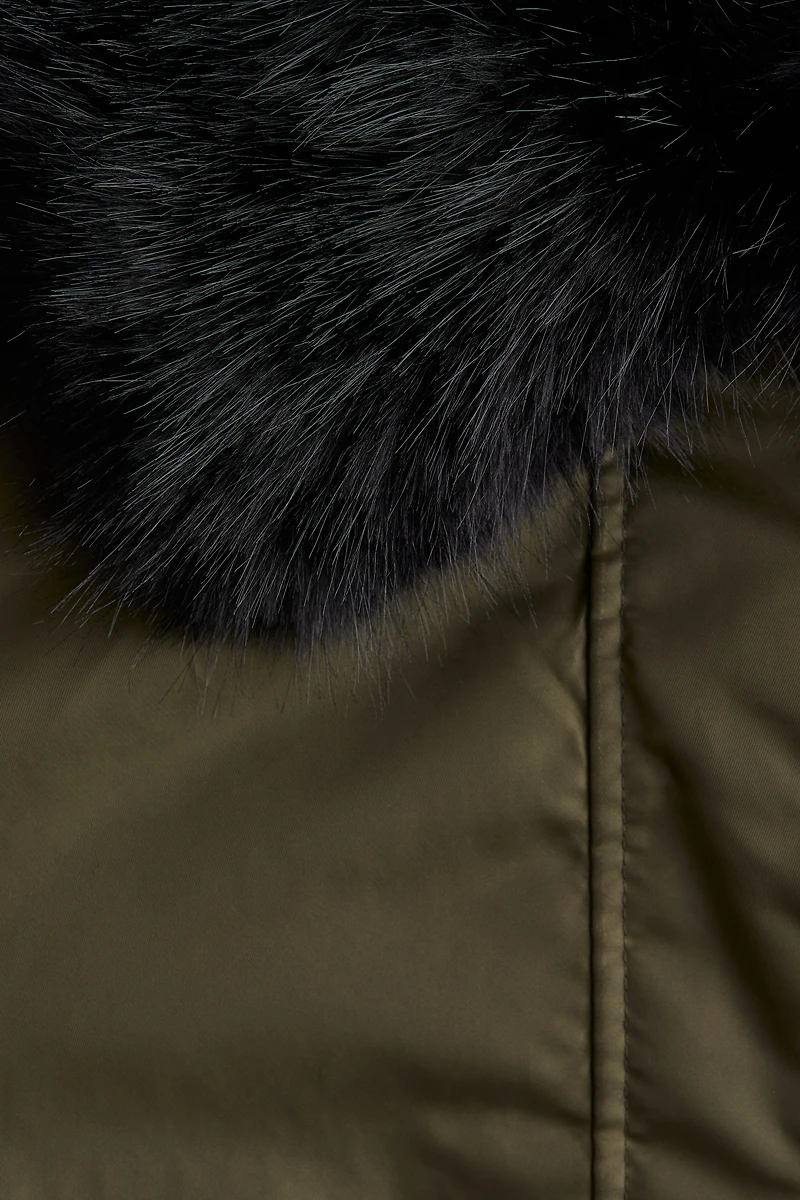 Blouson d'aviateur grande taille matelassé