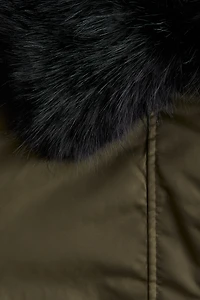 Blouson d'aviateur grande taille matelassé