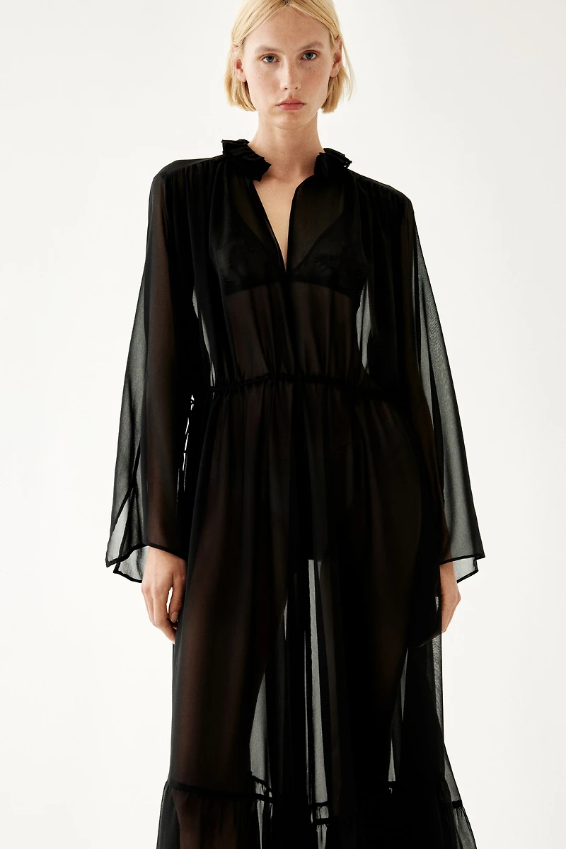 Robe maxi vaporeuse
