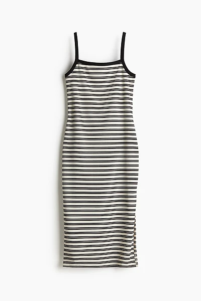 Ribbed Sleeveless Dress