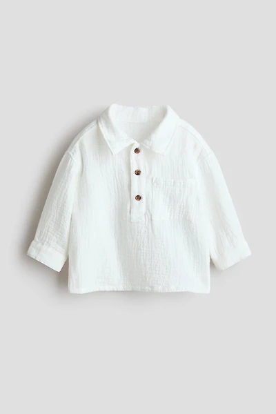 Chemise en mousseline de coton
